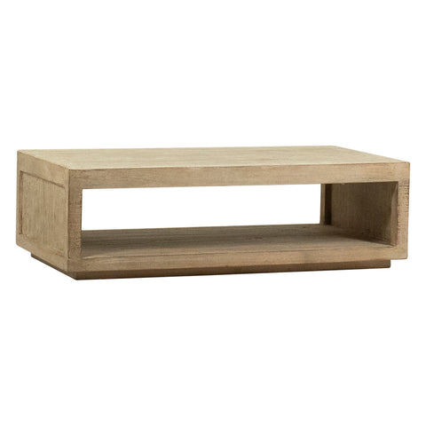 Viera Natural Warm Wash Sealed Finish Coffee Table