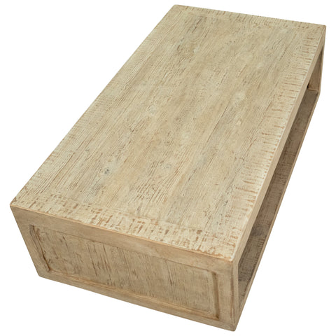 Viera Natural Warm Wash Sealed Finish Coffee Table