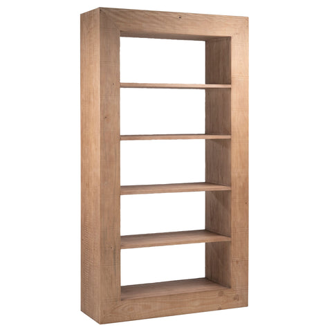 Amaya Natural Wood Finish Bookcase
