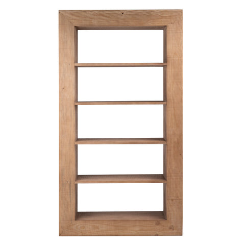 Amaya Natural Wood Finish Bookcase