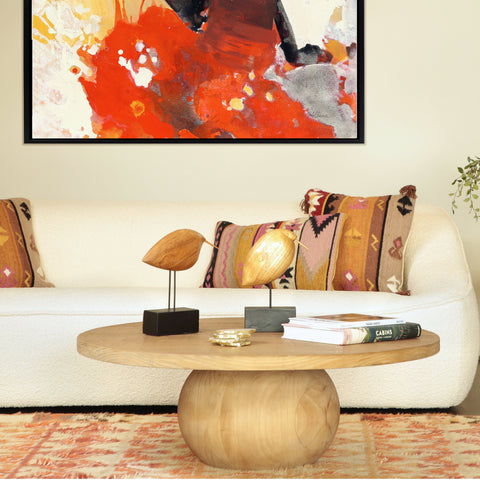 Belize Natural Wood Finish Coffee Table