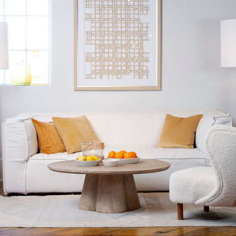 Sylmar Light Warm Wash Finish Coffee Table
