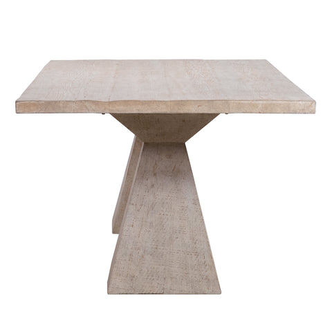 Ellery Light Warm Wash Sealed Finish Dining Table