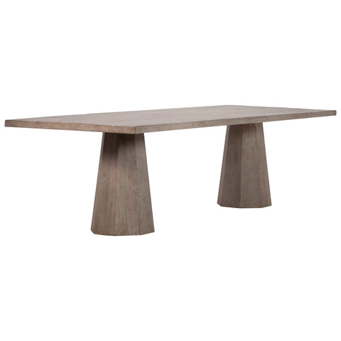 Jansen Light Warm Wash Finish Dining Table
