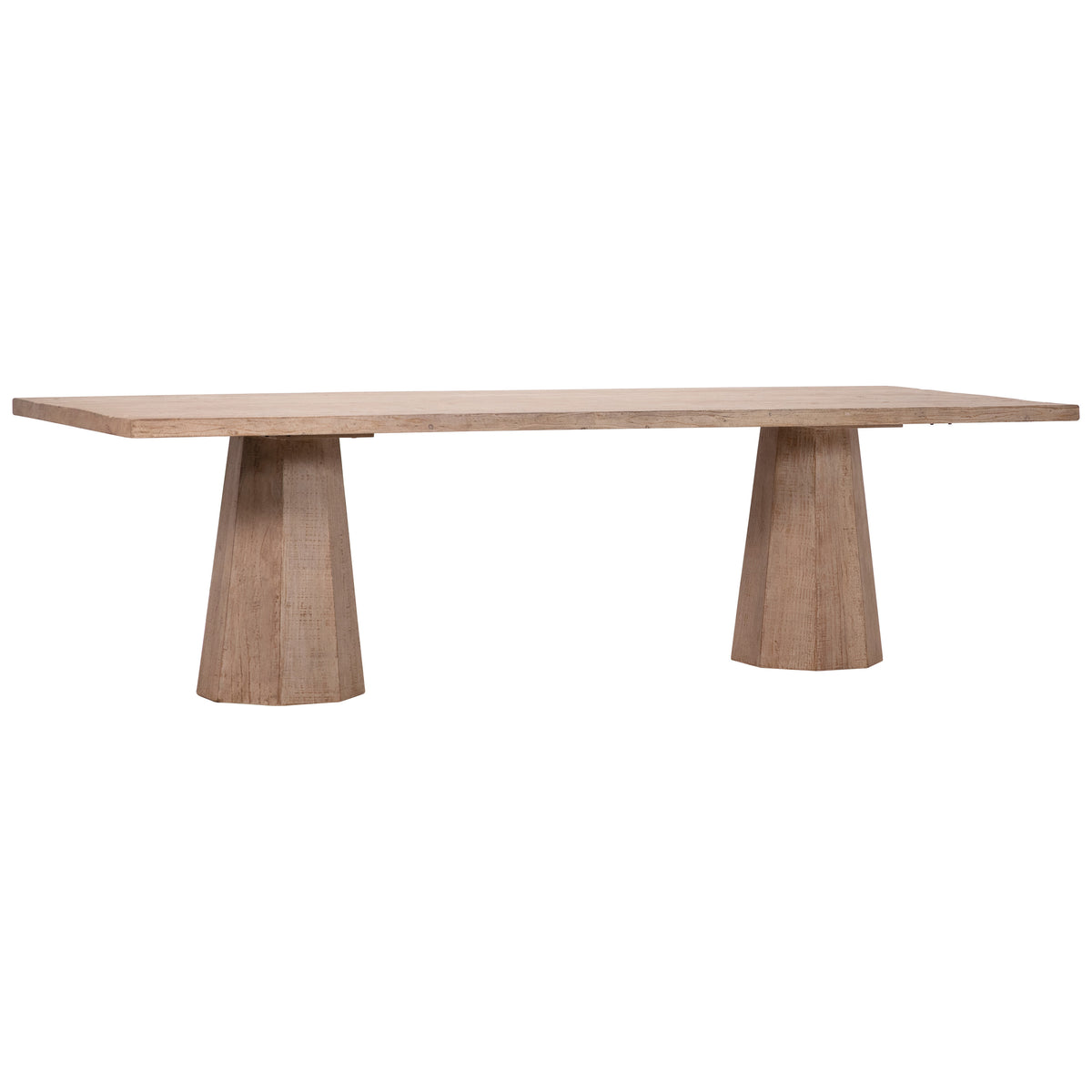 Jansen Light Warm Wash Finish Dining Table