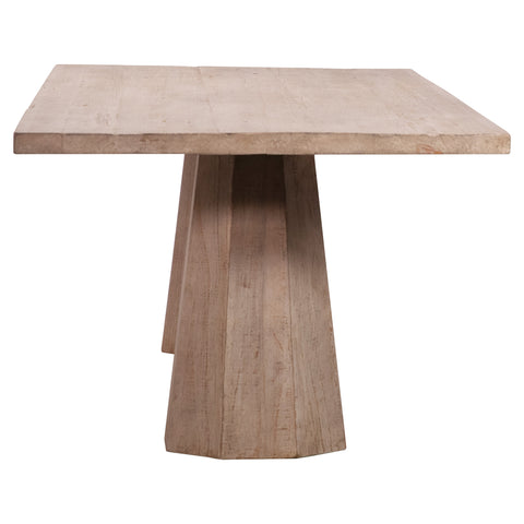 Jansen Light Warm Wash Finish Dining Table