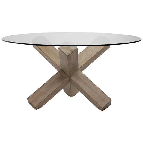 Judy Light Warm Wash Finish Dining Table