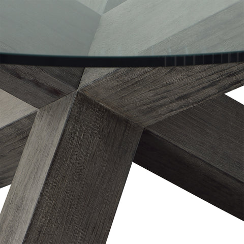 Judy Charcoal Finish Dining Table