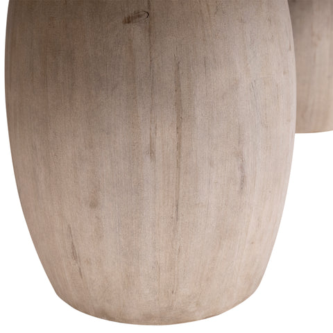 Burton Light Warm Wash Finish Dining Table