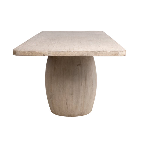 Burton Light Warm Wash Finish Dining Table