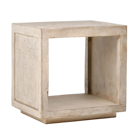 Viera Light Warm Wash Finish Side Table