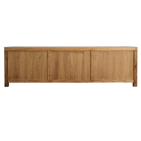 Conte Antique Medium Brown Wood Finish Sideboard