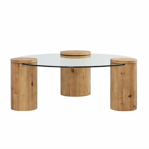 Verso Natural Finish Coffee Table