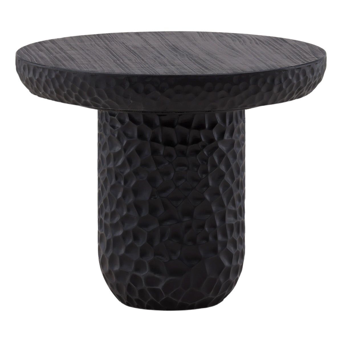 Daire Matte Black Side Table