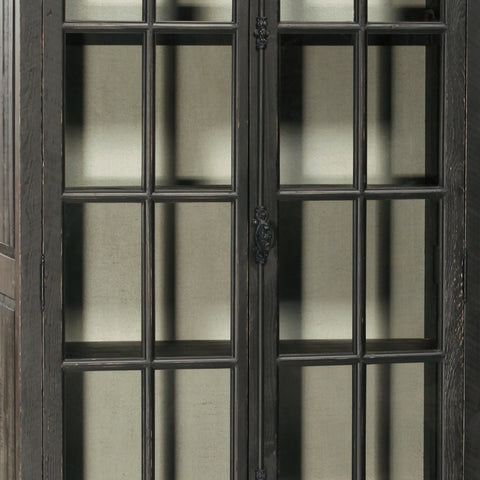 Barnsley Antique Black Finish Cabinet