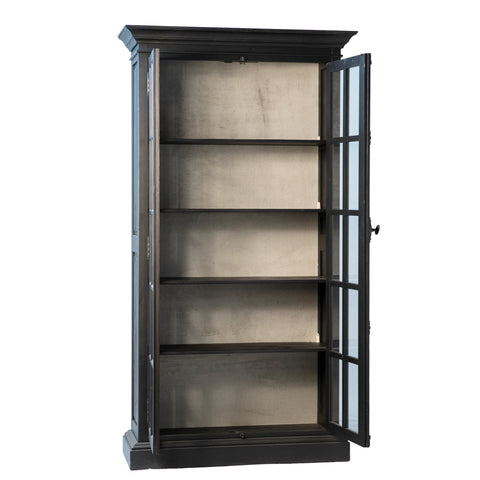 Barnsley Antique Black Finish Cabinet