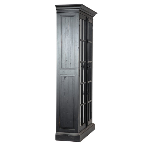 Barnsley Antique Black Finish Cabinet
