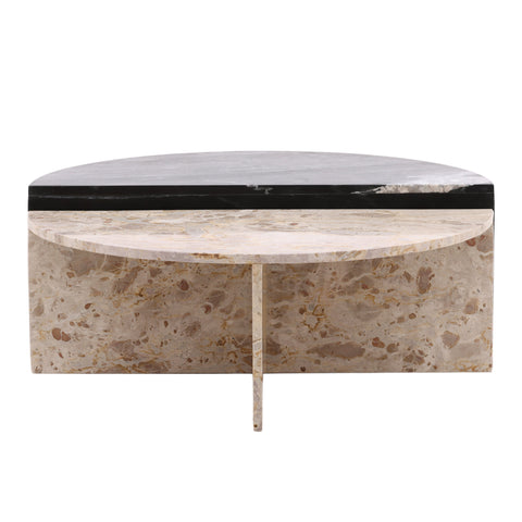 Harrington Black and Cream Coffee Table Set Of 2