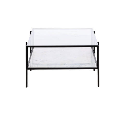 Travis White and Black Coffee Table