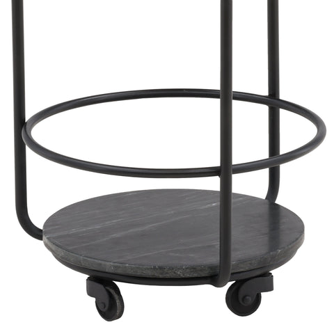 Woodrow Black Bar Cart