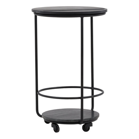 Woodrow Black Bar Cart