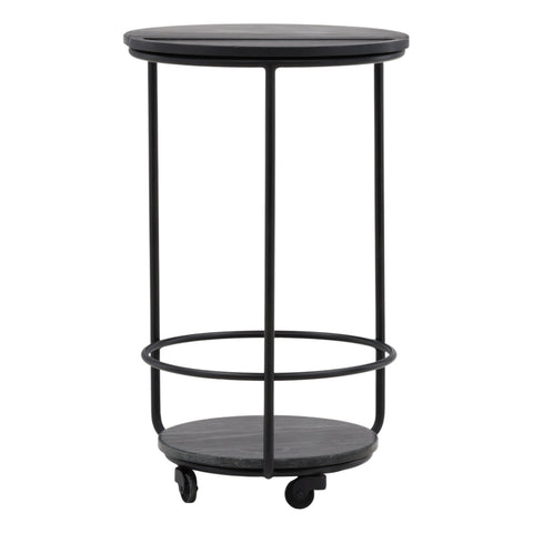 Woodrow Black Bar Cart