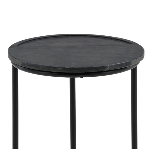 Nathanael Black Side Table