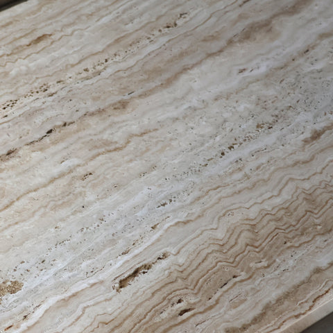 Rice Natural and Black Coffee Table