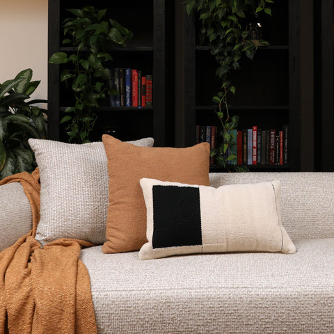 Aija Black and Off White Pillow
