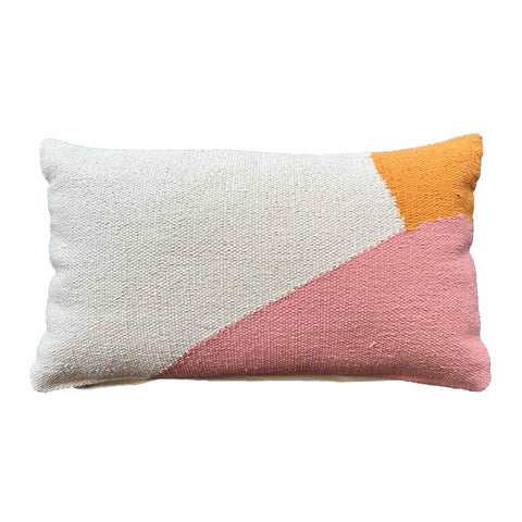 Serenity Natural White with Pink Pillow