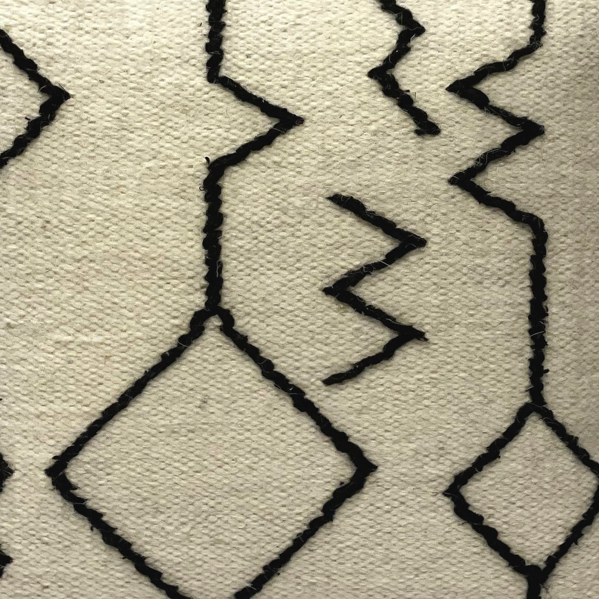 Paolo Off White and Black Pillow