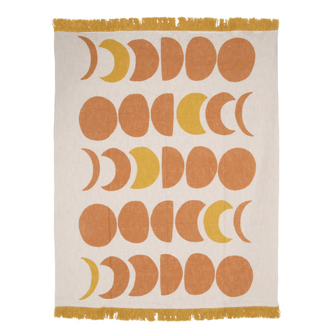 Conall Terracotta and Mustard Throw