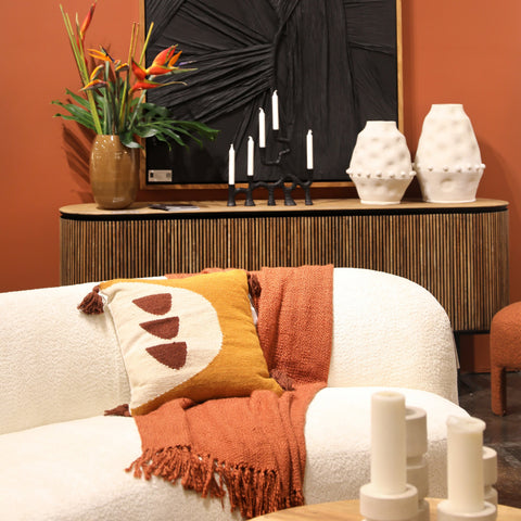 Enid Burnt Orange Pillow