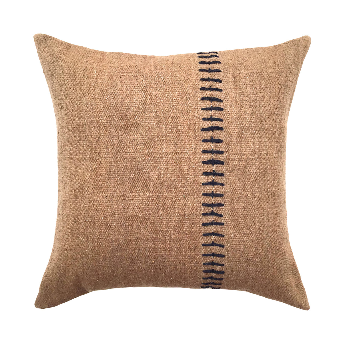 Nimue Taupe with Black Accents Pillow