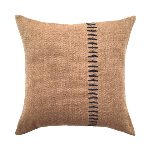 Nimue Taupe with Black Accents Pillow
