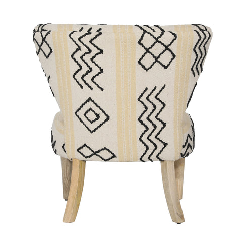 Kaarlo Natural and Black Occasional Chair