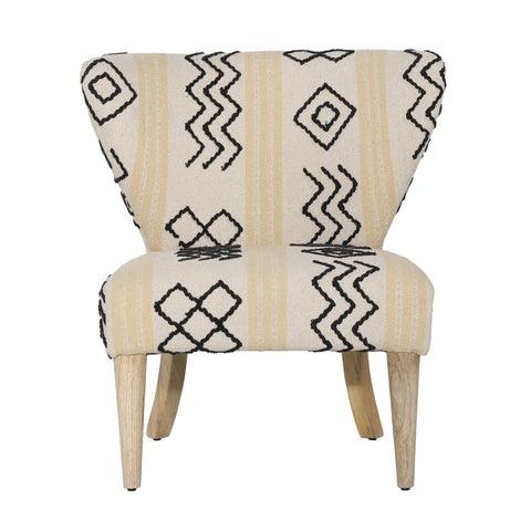 Kaarlo Natural and Black Occasional Chair