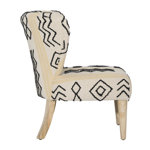 Kaarlo Natural and Black Occasional Chair