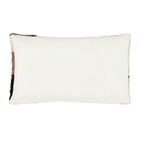 Zaraea Black, Off White and Taupe Pillow