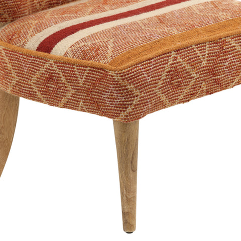 Joss Multicolor and Natural Occasional Chair