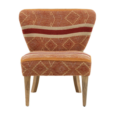 Joss Multicolor and Natural Occasional Chair