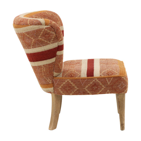 Joss Multicolor and Natural Occasional Chair