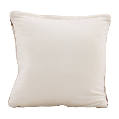 Thistle Beige, Brown and Black Pillow