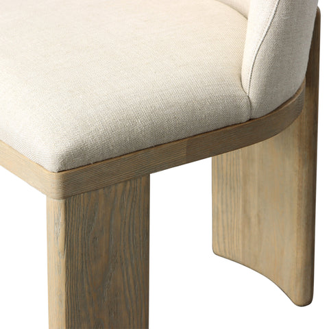 Alistair Beige and Light Warm Wash Dining Chair