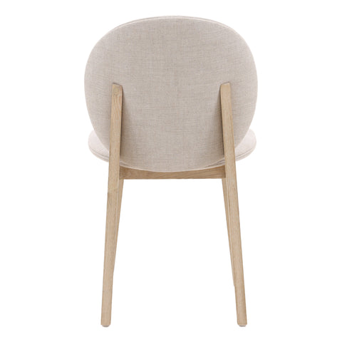 Laurence Taupe and Natural Dining Chair