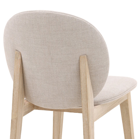 Laurence Taupe and Natural Dining Chair
