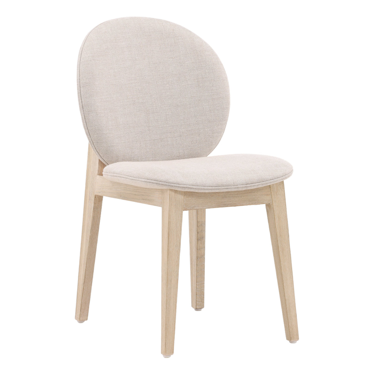 Laurence Taupe and Natural Dining Chair