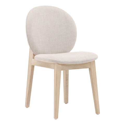 Laurence Taupe and Natural Dining Chair
