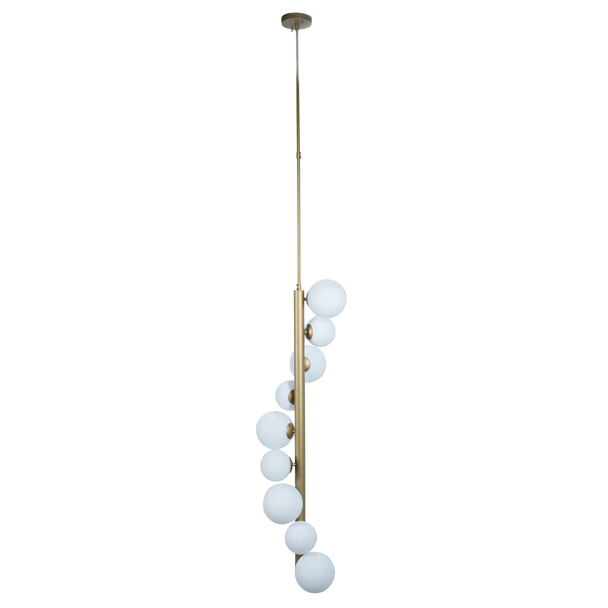 Anish Brass Finish Chandelier