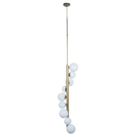 Anish Brass Finish Chandelier